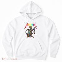 Autism Skeleton Guitar Player Rock Music Autism Awareness Hoodie thumb 0