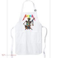 Autism Skeleton Guitar Player Rock Music Autism Awareness Apron thumb 0