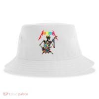 Autism Skeleton Guitar Player Rock Music Autism Awareness Sustainable Bucket Hat thumb 0