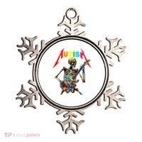 Autism Skeleton Guitar Player Rock Music Autism Awareness Ornament thumb 0