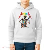 Autism Skeleton Guitar Player Rock Music Autism Awareness Kids Hoodie thumb 4
