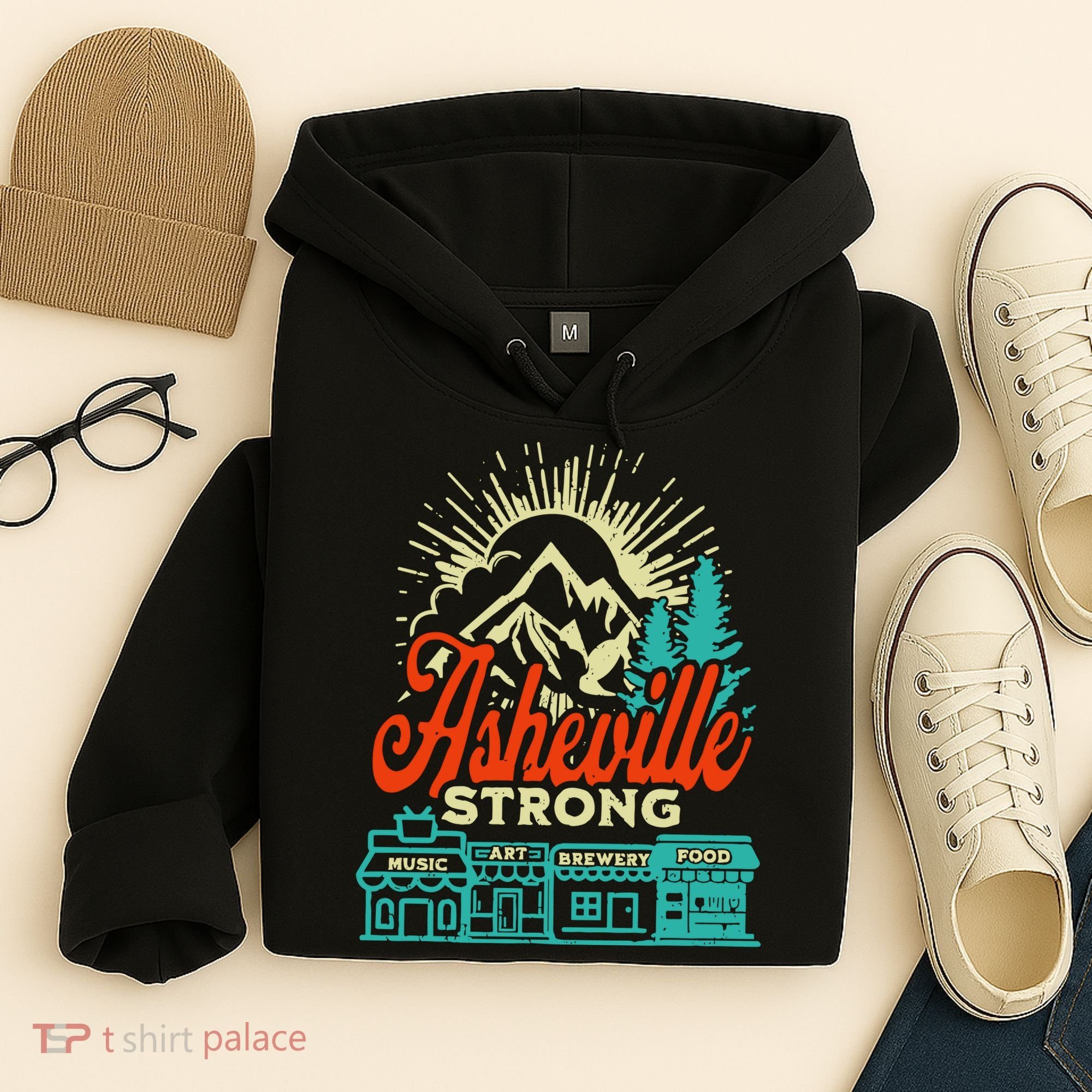 Asheville Strong Hurricane Helene Hoodie