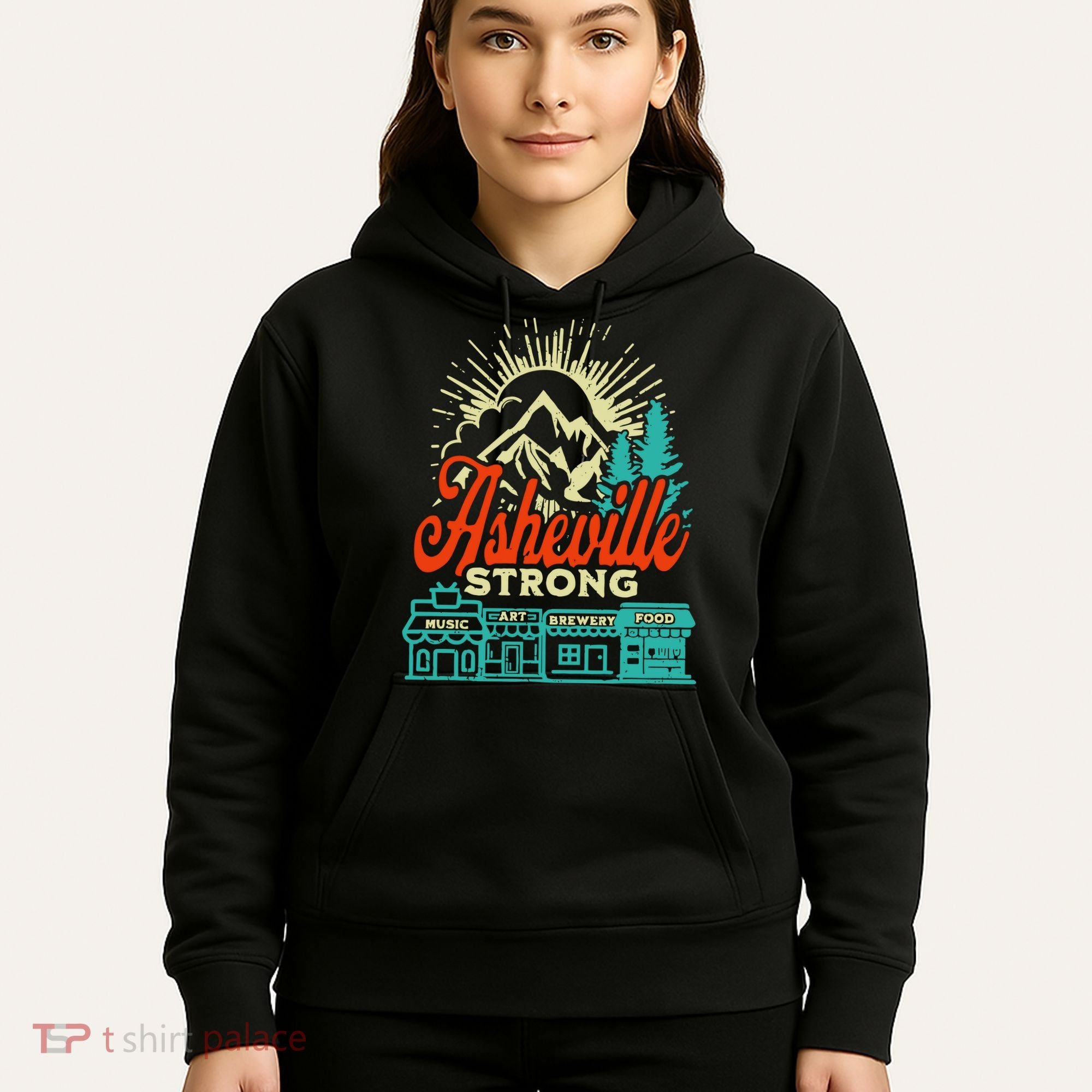 Asheville Strong Hurricane Helene Hoodie