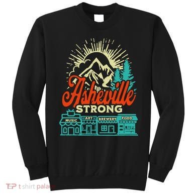 Asheville Strong Hurricane Helene Sweatshirt