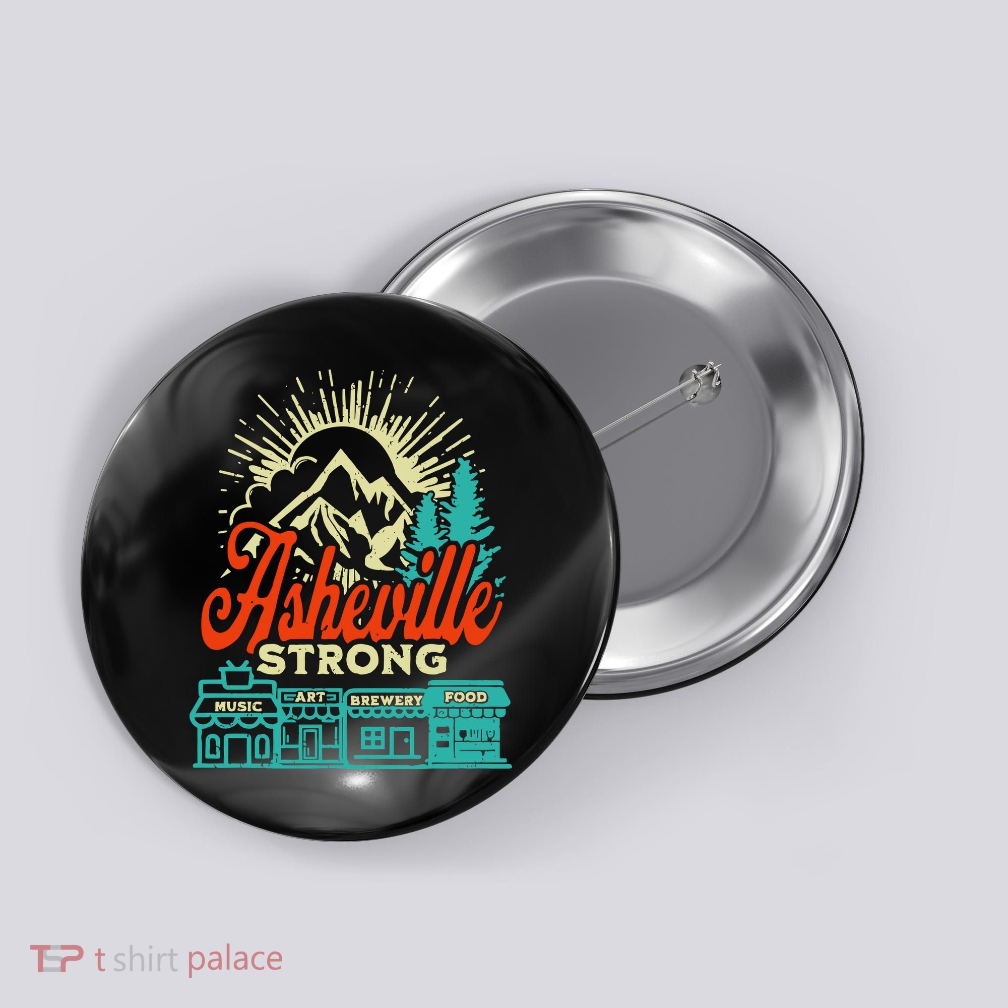 Asheville Strong Hurricane Helene Button