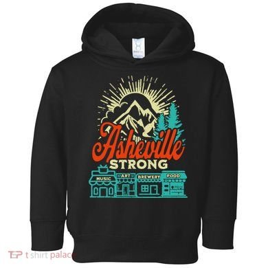 Asheville Strong Hurricane Helene Toddler Hoodie