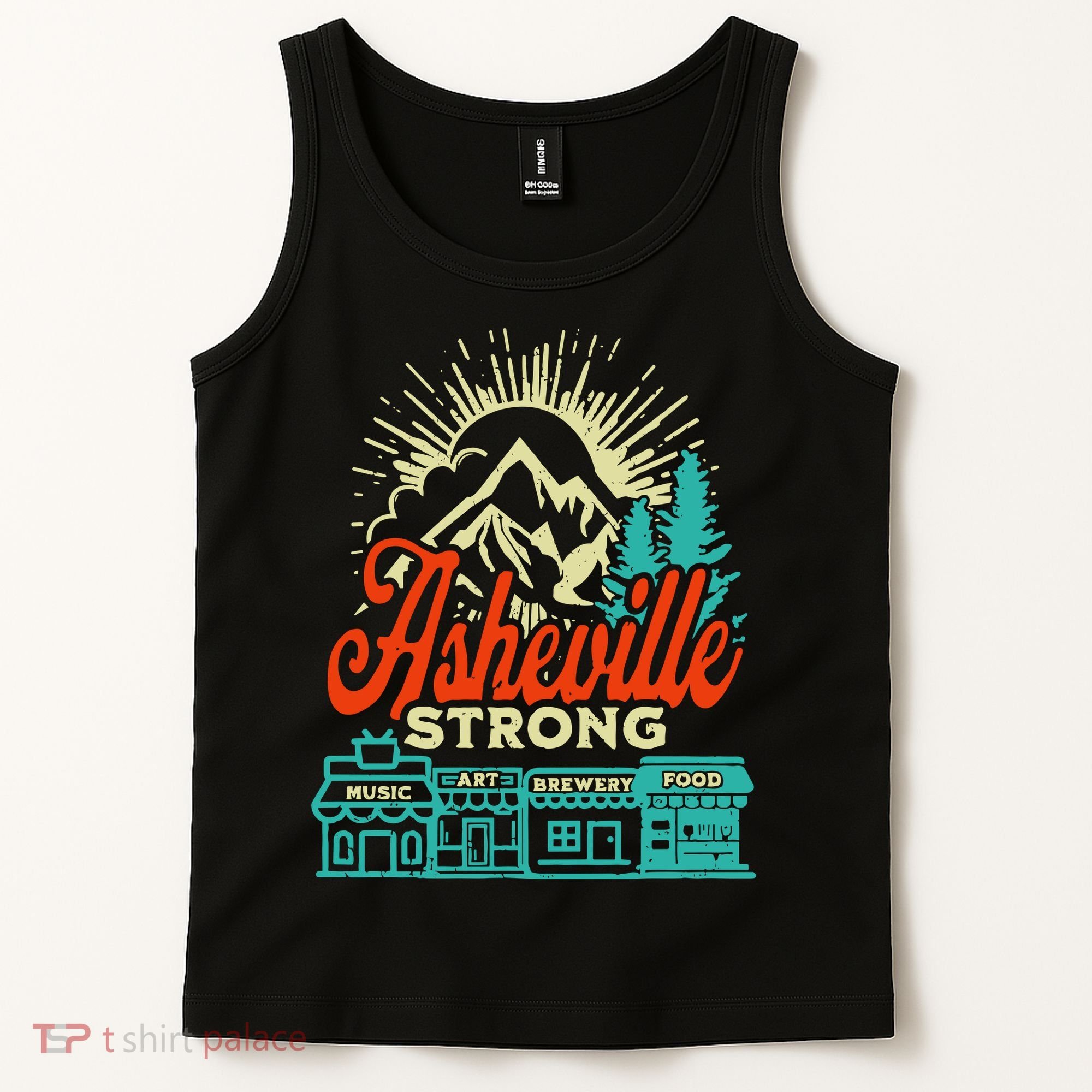 Asheville Strong Hurricane Helene Tank Top