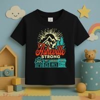 Asheville Strong Hurricane Helene Toddler T-Shirt thumb 3