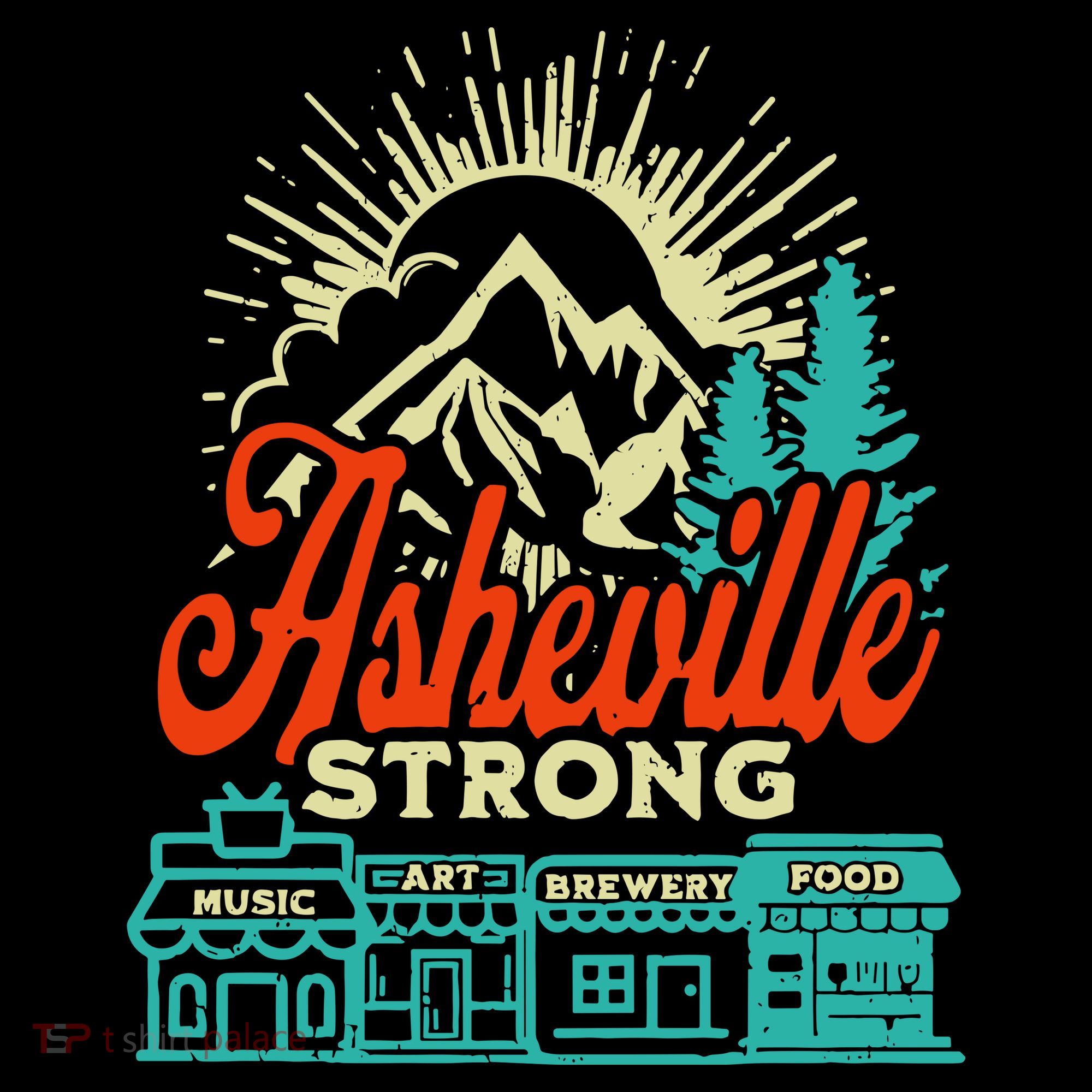 Asheville Strong Hurricane Helene Visor