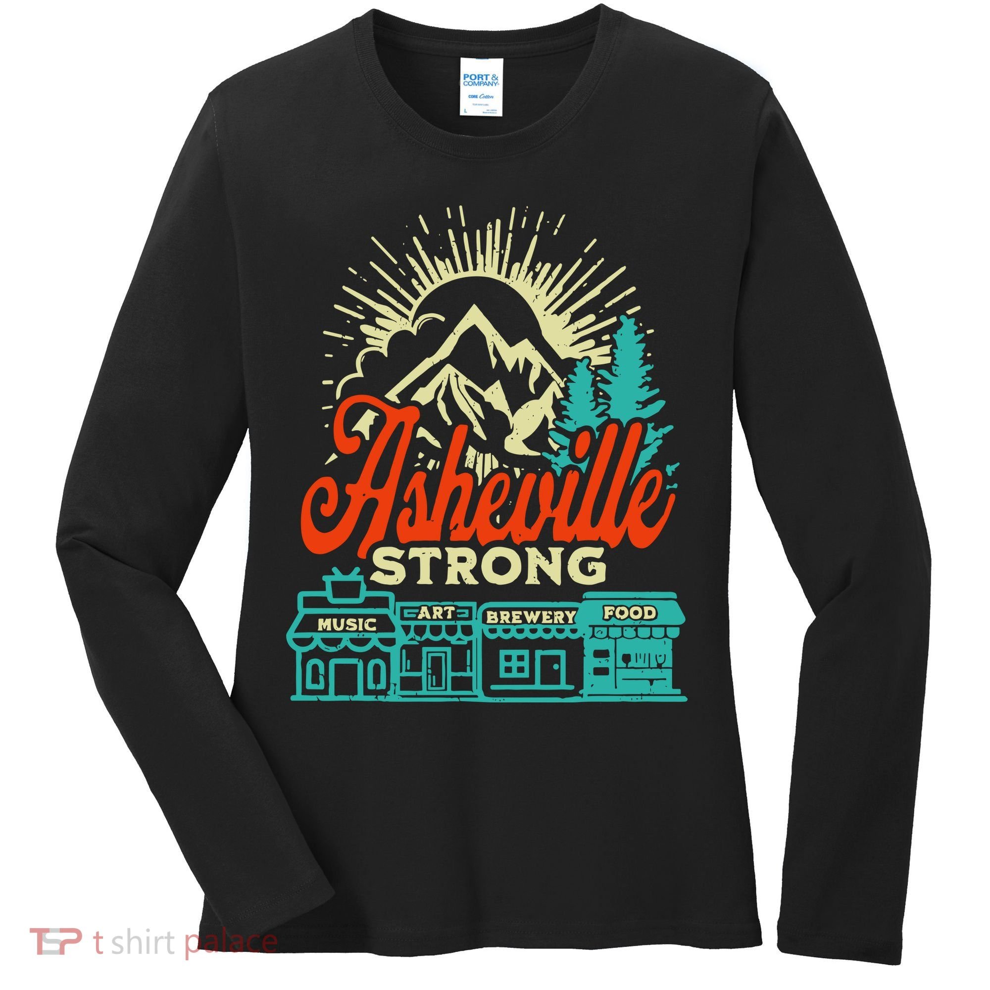 Asheville Strong Hurricane Helene Women's Long Sleeve Shirt