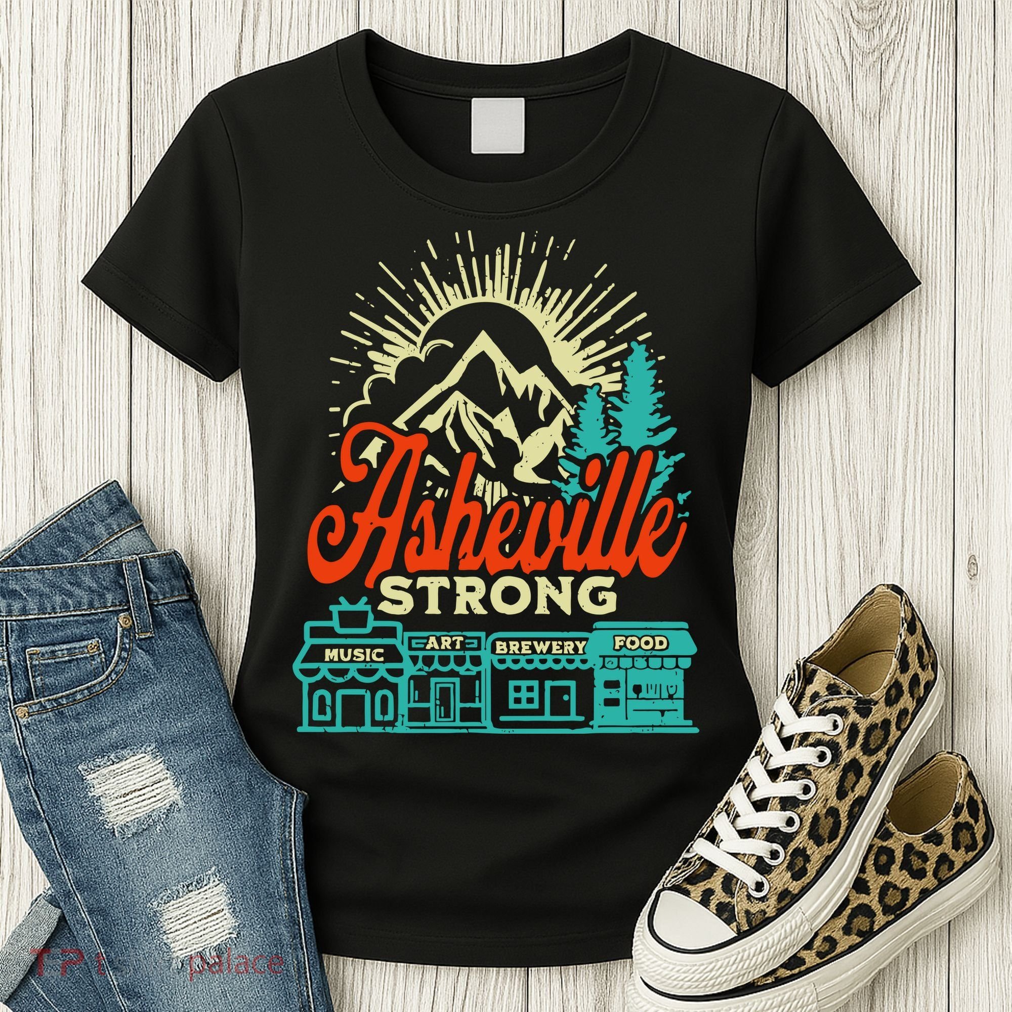 Asheville Strong Hurricane Helene Women's T-Shirt