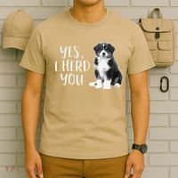 Australian Shepherd Herding Dog Funny I Herd You Mom Dad T-Shirt thumb 6