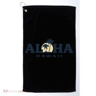 Aloha Sunset Hawaii Golf Towel