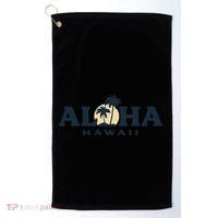 Aloha Sunset Hawaii Golf Towel thumb 0