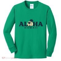 Aloha Sunset Hawaii Kids Long Sleeve Shirt thumb 0