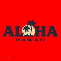 Aloha Sunset Hawaii Santa Hat thumb 1