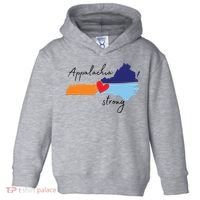 Appalachia Strong Hurricane Helene Disaster Relief Toddler Hoodie thumb 0
