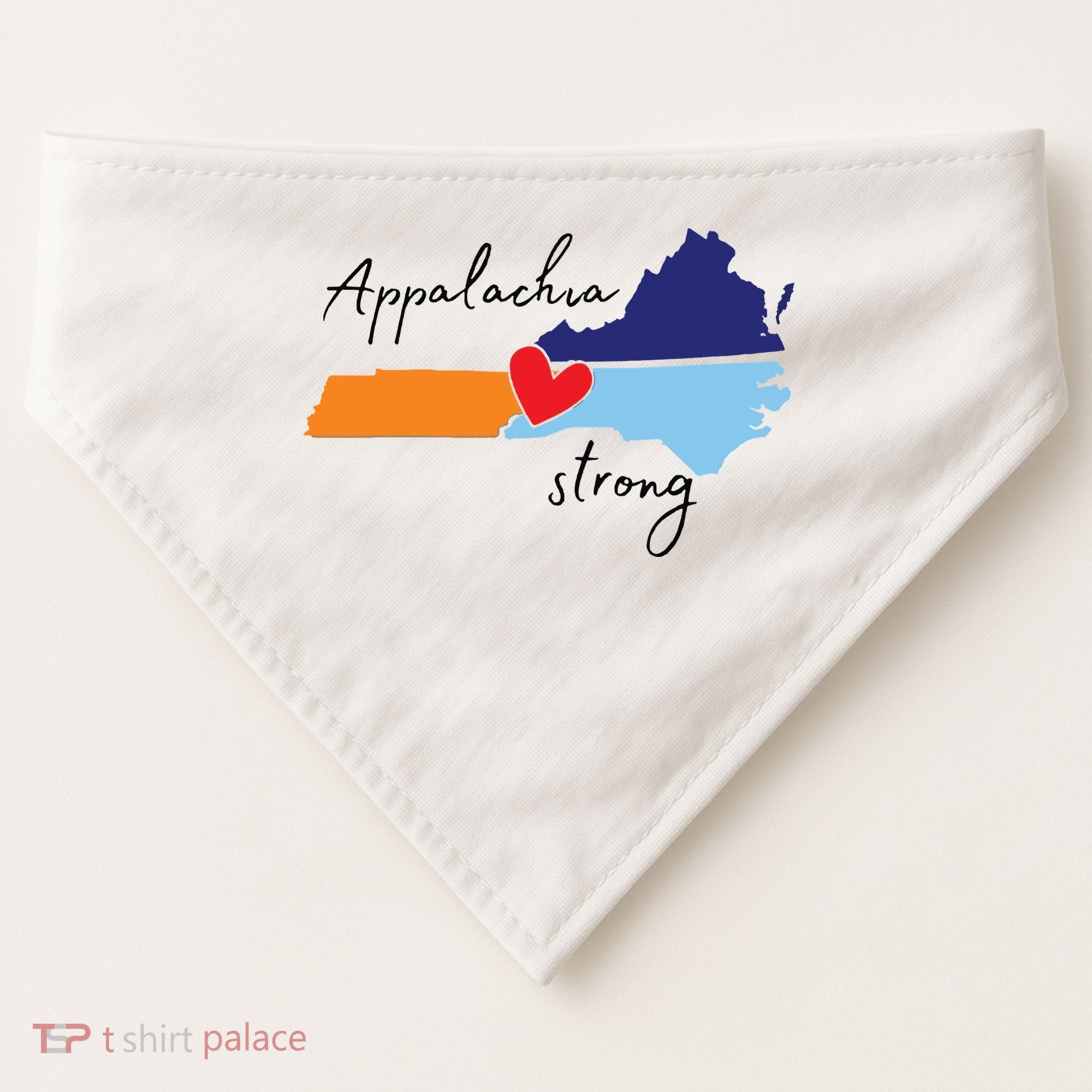 Appalachia Strong Hurricane Helene Disaster Relief USA-Made Doggie Bandana