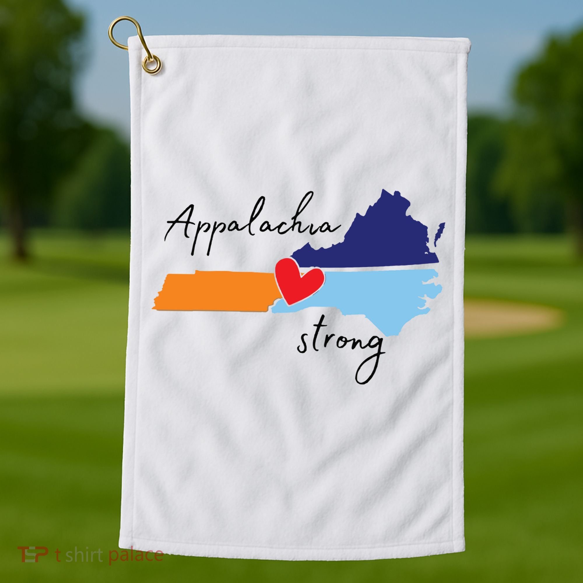 Appalachia Strong Hurricane Helene Disaster Relief Golf Towel
