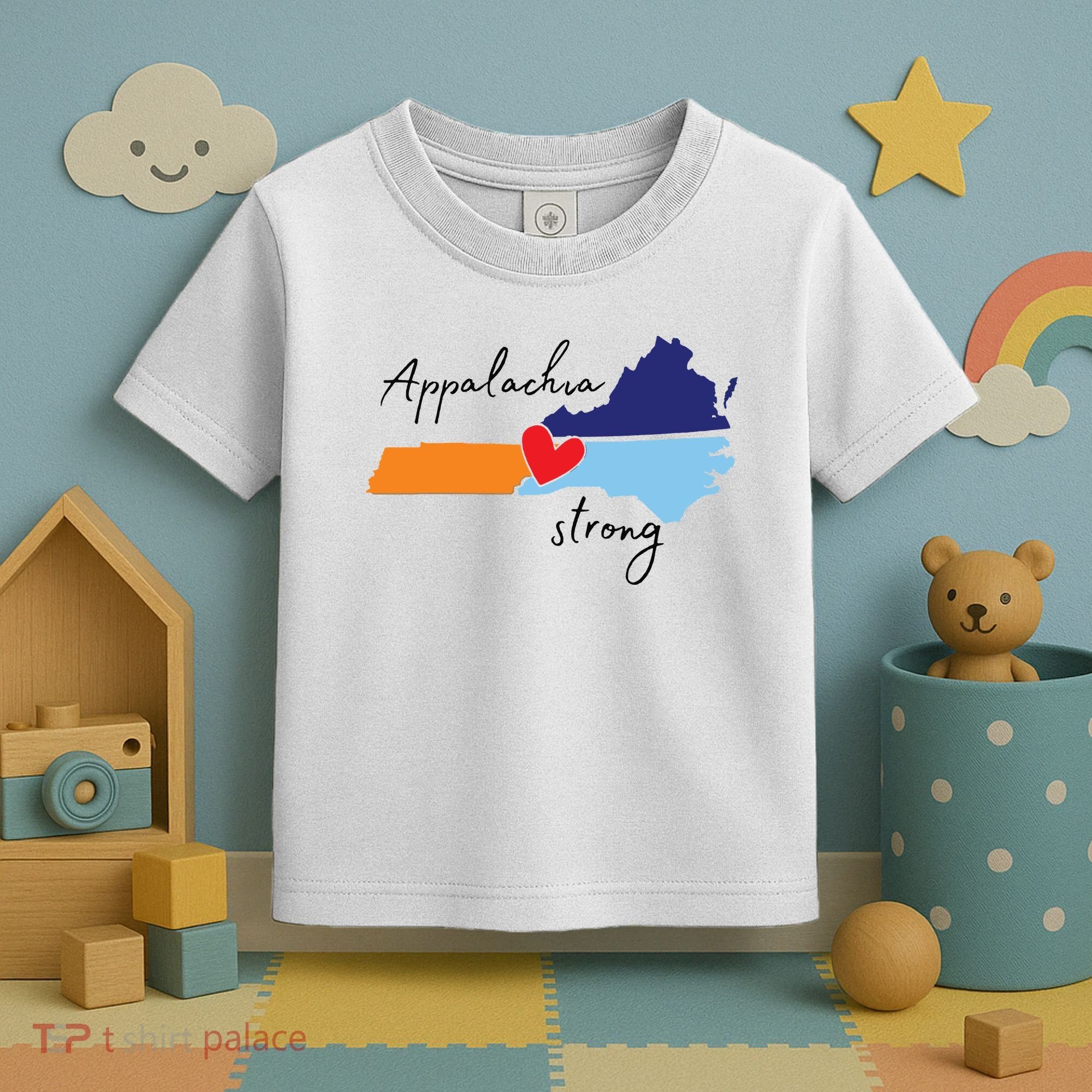 Appalachia Strong Hurricane Helene Disaster Relief Toddler T-Shirt