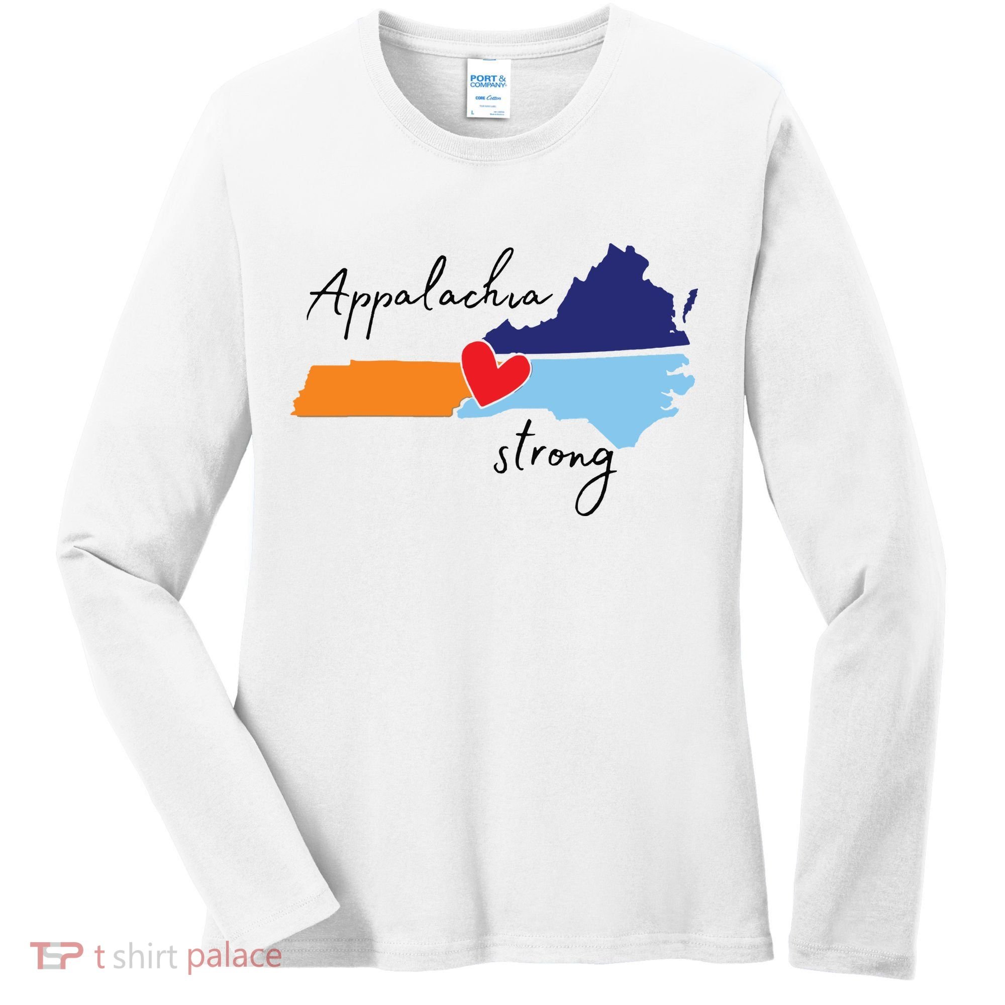 Appalachia Strong Hurricane Helene Disaster Relief Women's Long Sleeve Shirt
