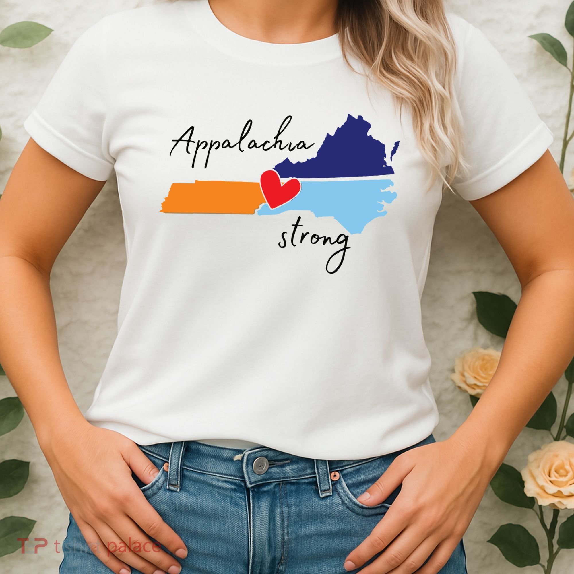 Appalachia Strong Hurricane Helene Disaster Relief Women's T-Shirt