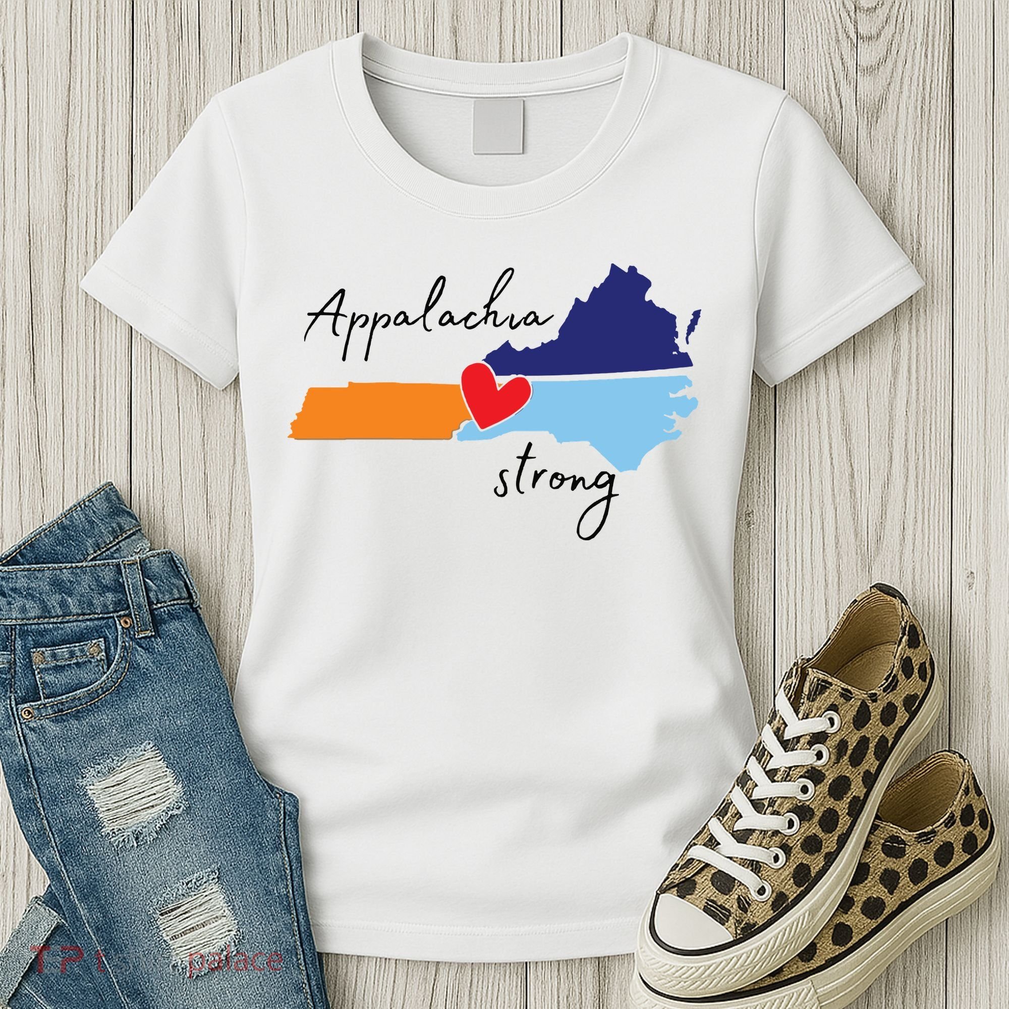 Appalachia Strong Hurricane Helene Disaster Relief Women's T-Shirt