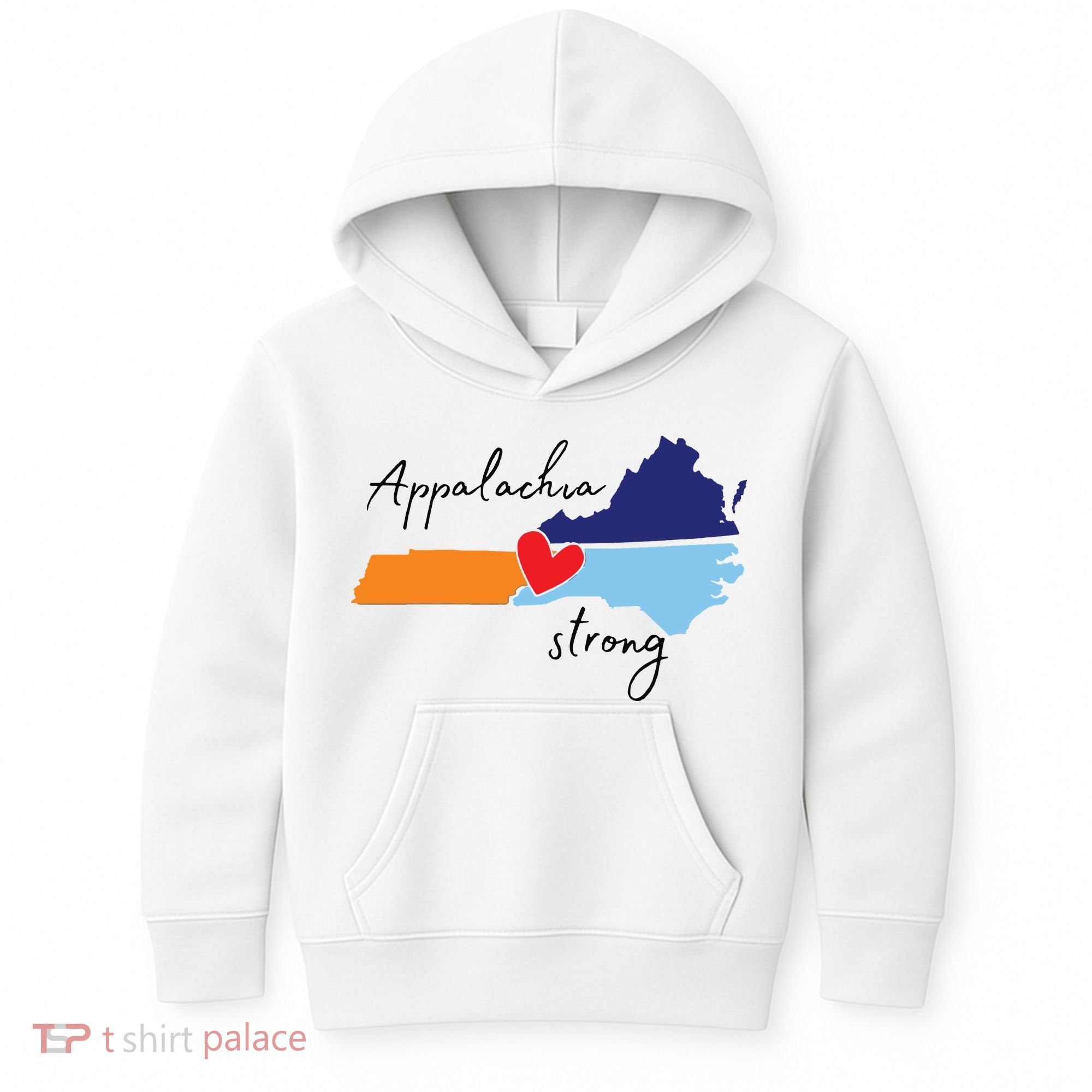 Appalachia Strong Hurricane Helene Disaster Relief Kids Hoodie