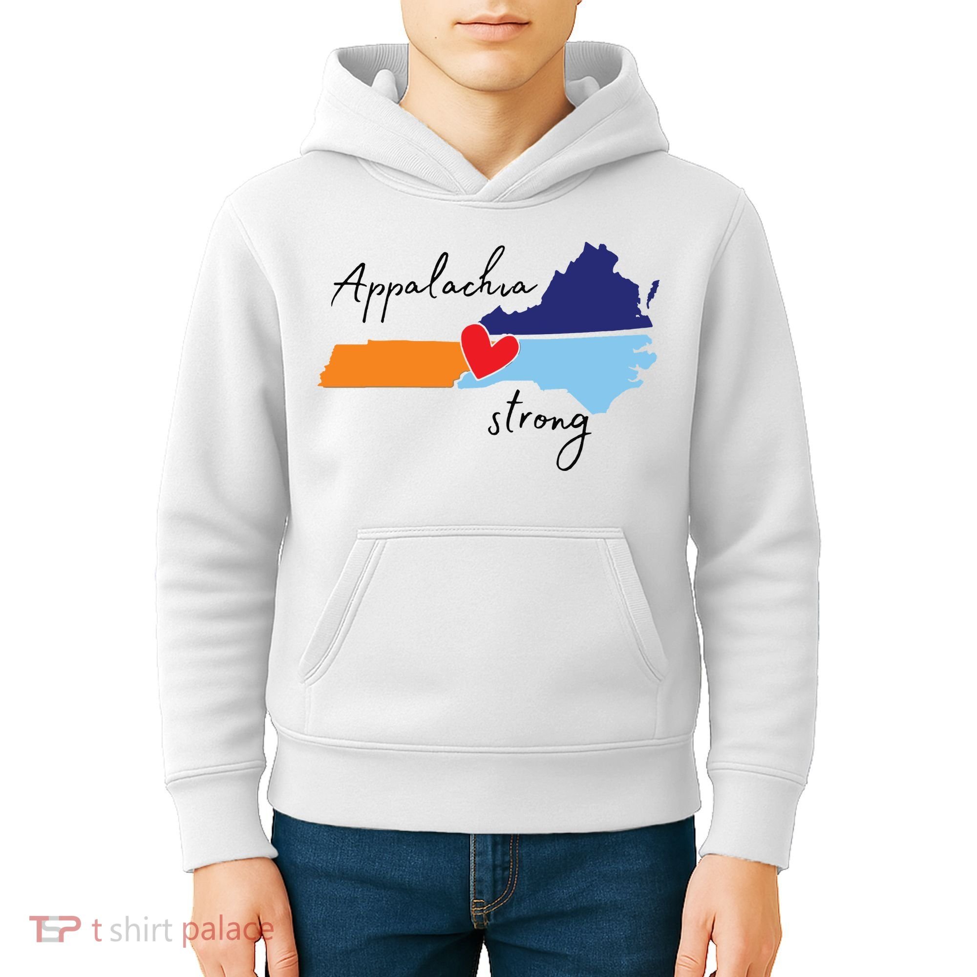 Appalachia Strong Hurricane Helene Disaster Relief Kids Hoodie