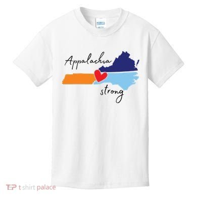 Appalachia Strong Hurricane Helene Disaster Relief Kids T-Shirt