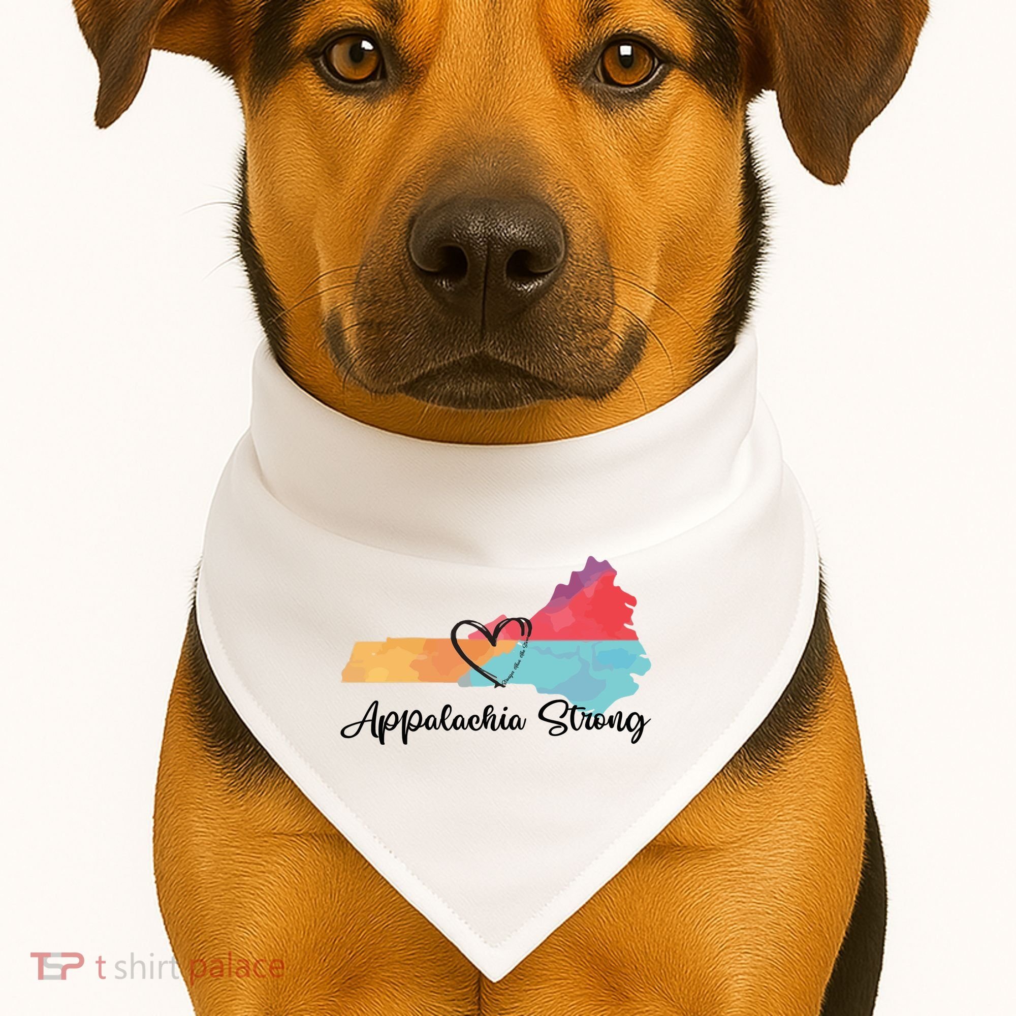 Appalachia Strong Hurricane Helene Disaster Relief USA-Made Doggie Bandana