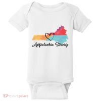 Appalachia Strong Hurricane Helene Disaster Relief Baby Bodysuit thumb 0