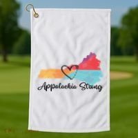 Appalachia Strong Hurricane Helene Disaster Relief Golf Towel thumb 1