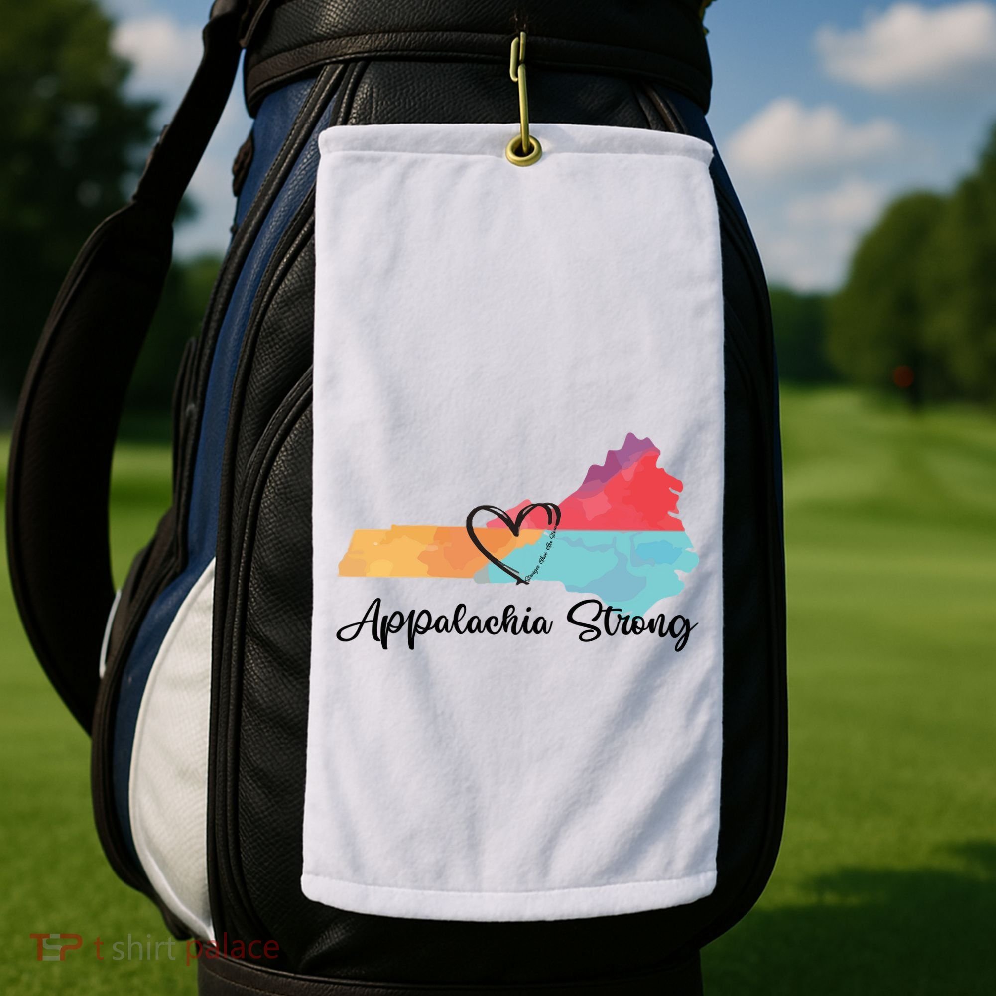 Appalachia Strong Hurricane Helene Disaster Relief Golf Towel