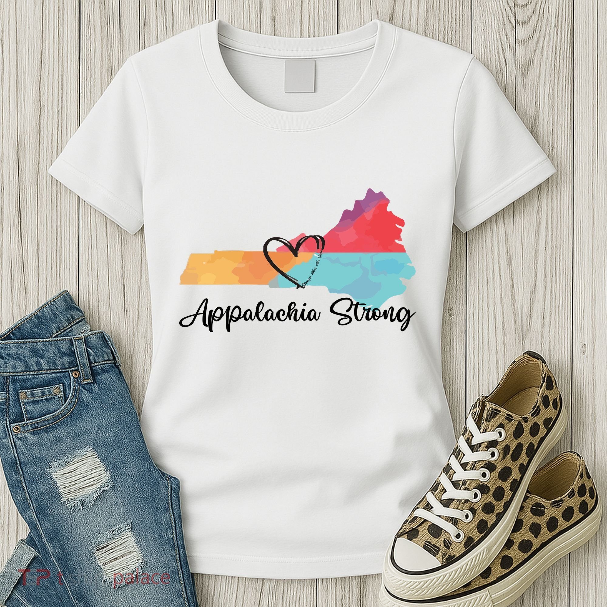 Appalachia Strong Hurricane Helene Disaster Relief Women's T-Shirt