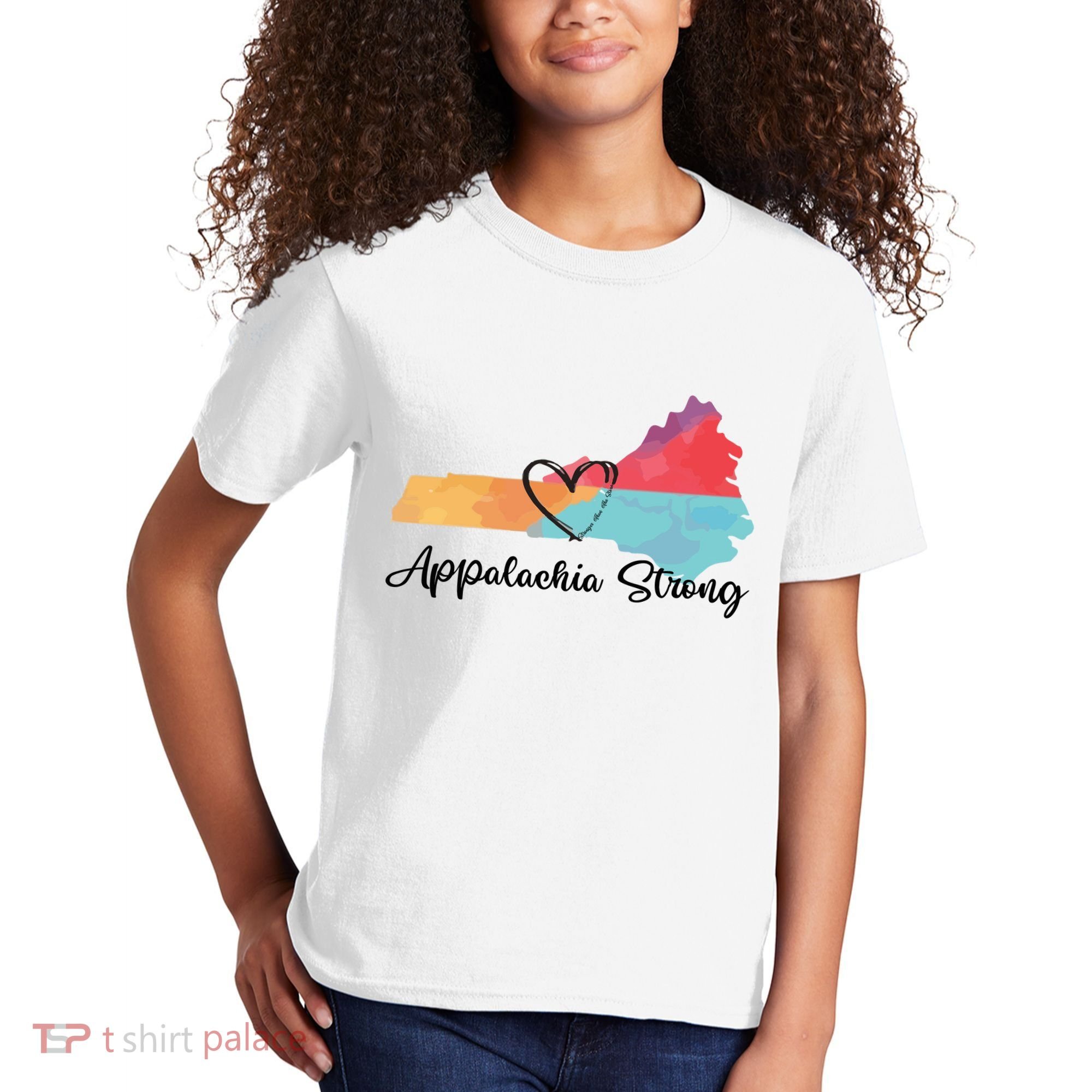 Appalachia Strong Hurricane Helene Disaster Relief Kids T-Shirt