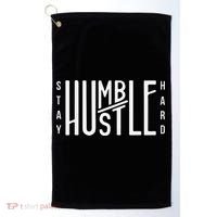 Always Stay Humble Hustle Hard Spread Kindness Inspirational Golf Towel thumb 0