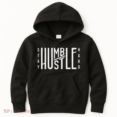 Always Stay Humble Hustle Hard Spread Kindness Inspirational Kids Hoodie
