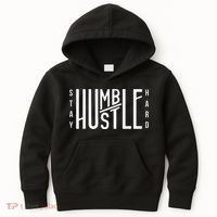 Always Stay Humble Hustle Hard Spread Kindness Inspirational Kids Hoodie thumb 0