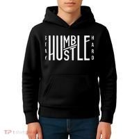 Always Stay Humble Hustle Hard Spread Kindness Inspirational Kids Hoodie thumb 4