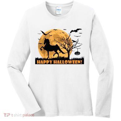 American Saddlebred Horse Training Gaited Horses Equitation Women's Long Sleeve Shirt