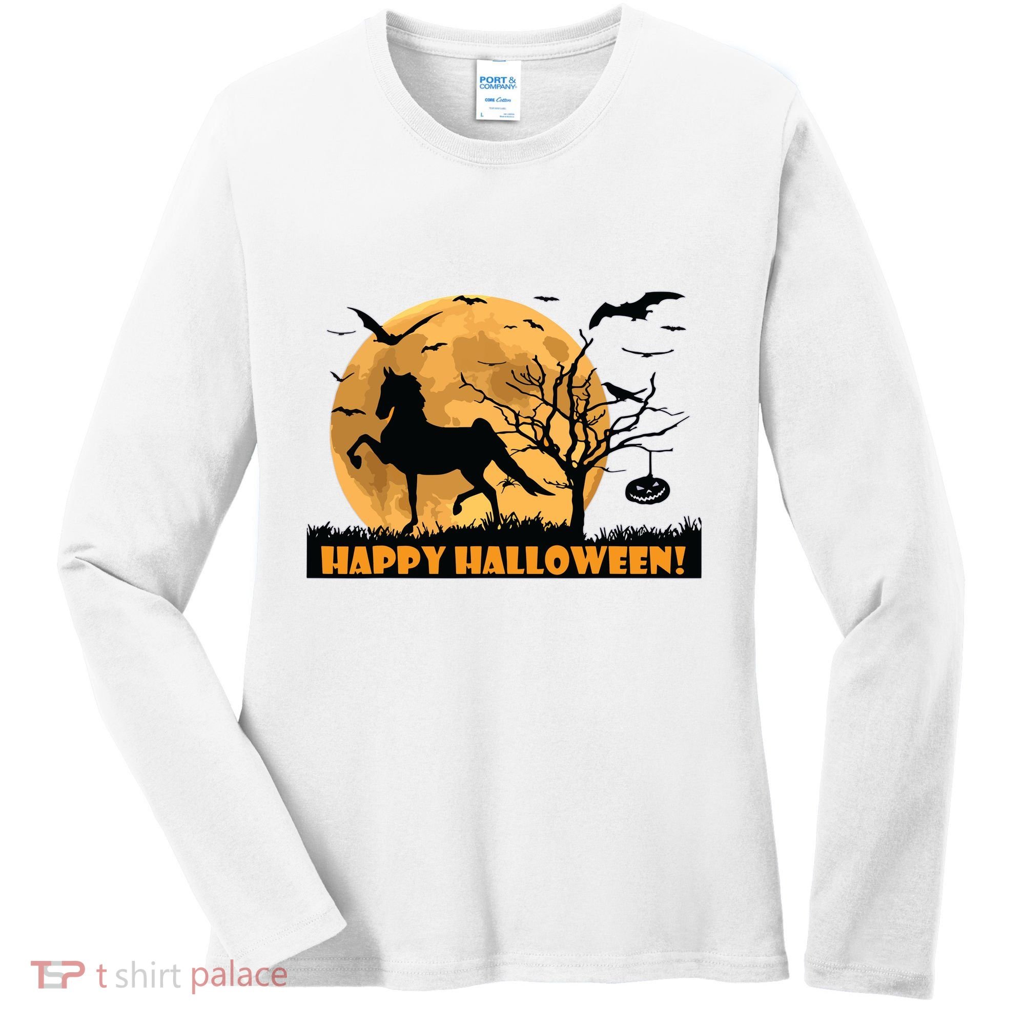 American Saddlebred Horse Training Gaited Horses Equitation Women's Long Sleeve Shirt