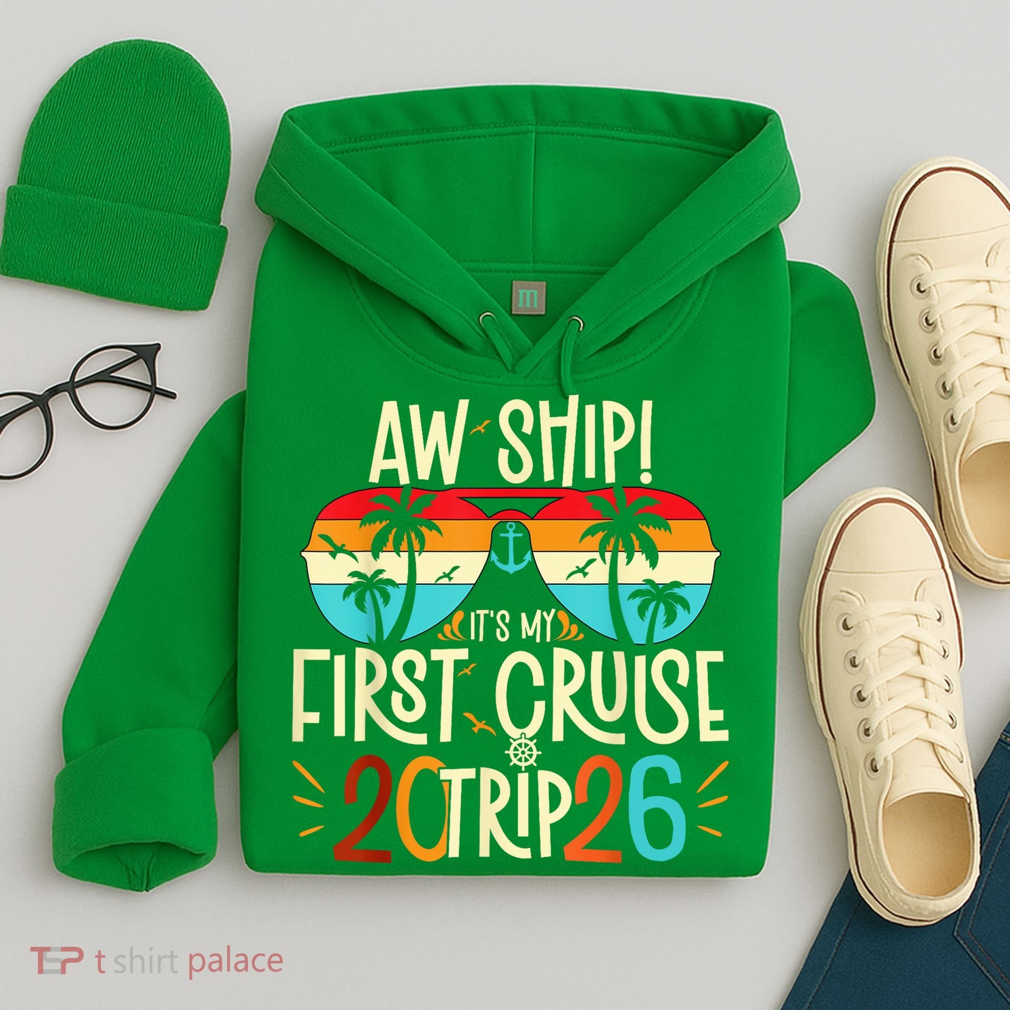 Aw Ship Its My First Cruise Trip 2026 Hoodie