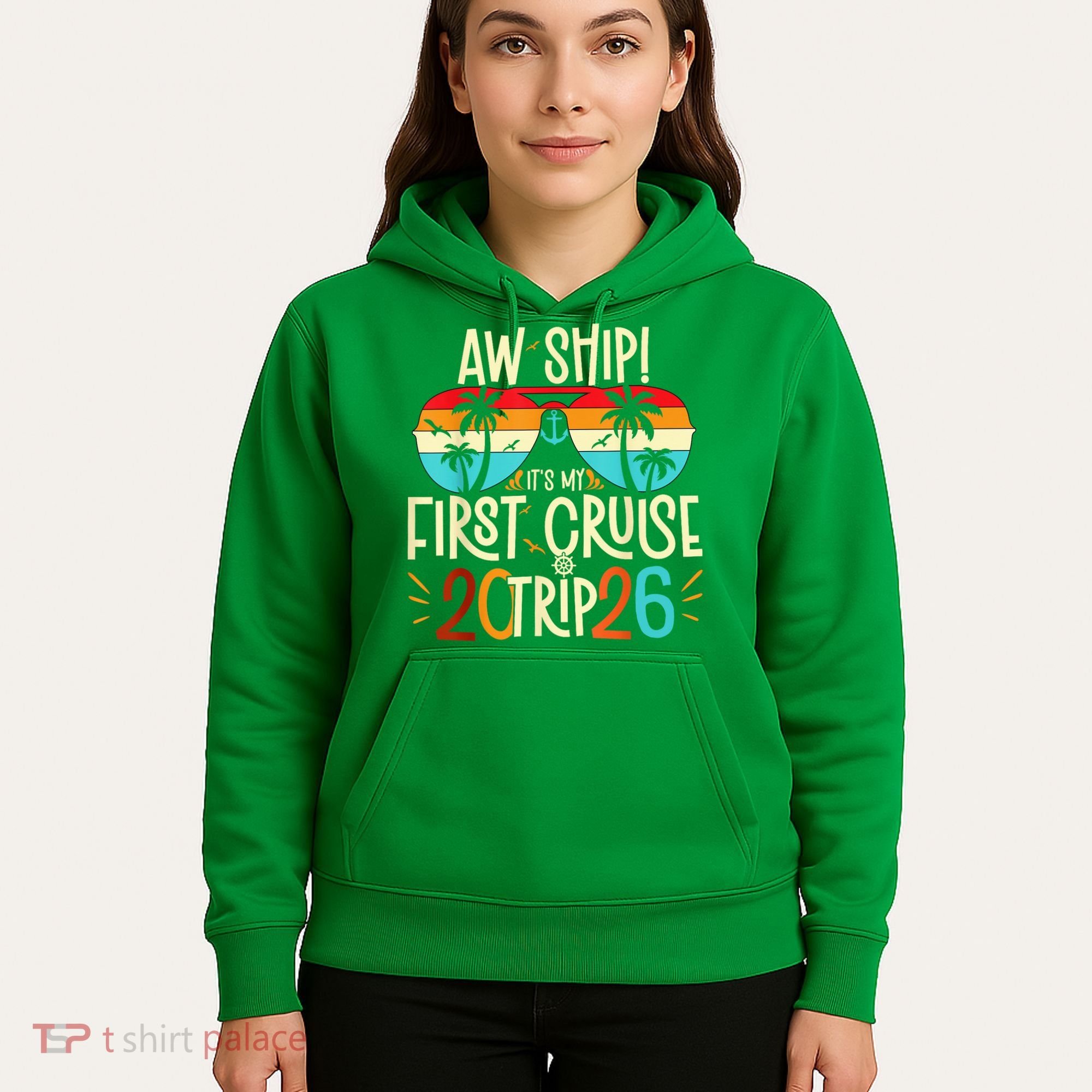 Aw Ship Its My First Cruise Trip 2026 Hoodie