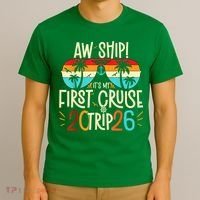 Aw Ship Its My First Cruise Trip 2026 T-Shirt thumb 3