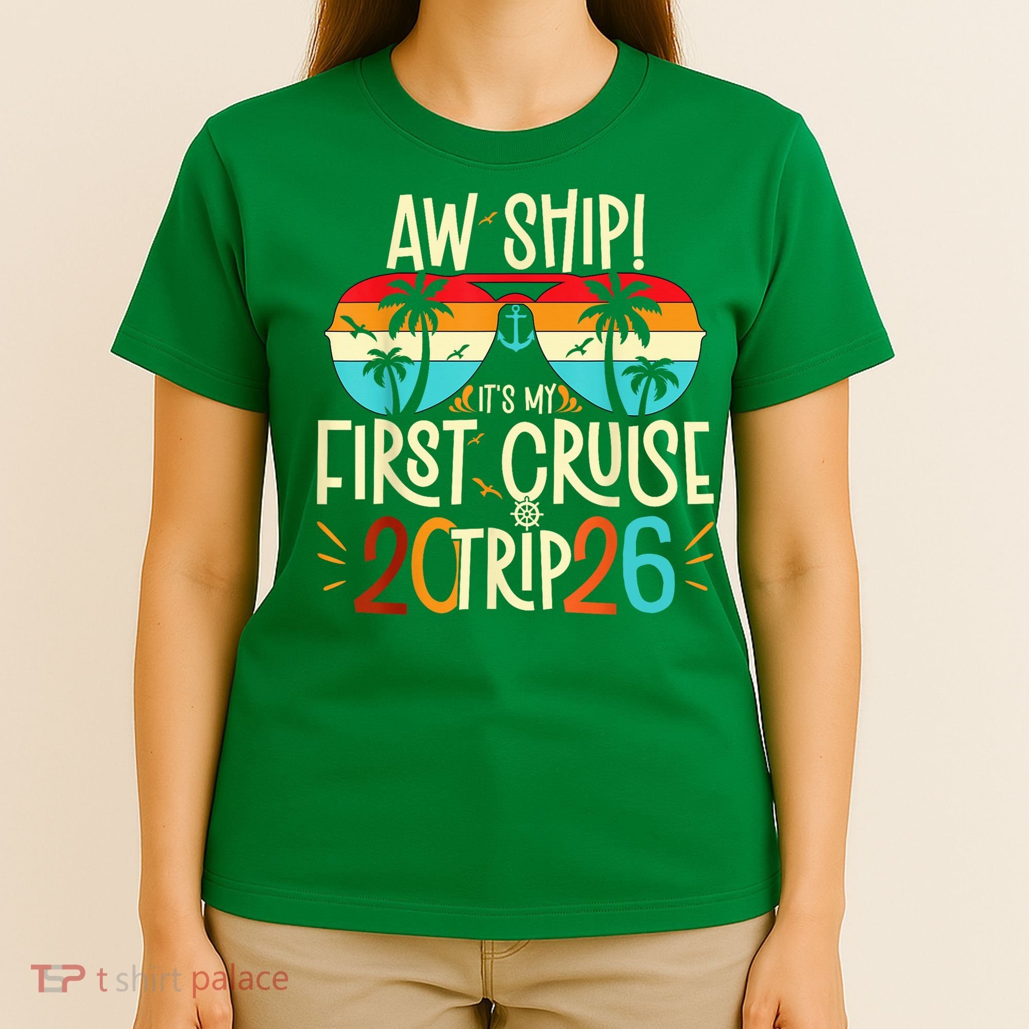 Aw Ship Its My First Cruise Trip 2026 T-Shirt