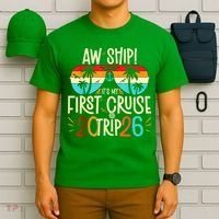 Aw Ship Its My First Cruise Trip 2026 T-Shirt thumb 6