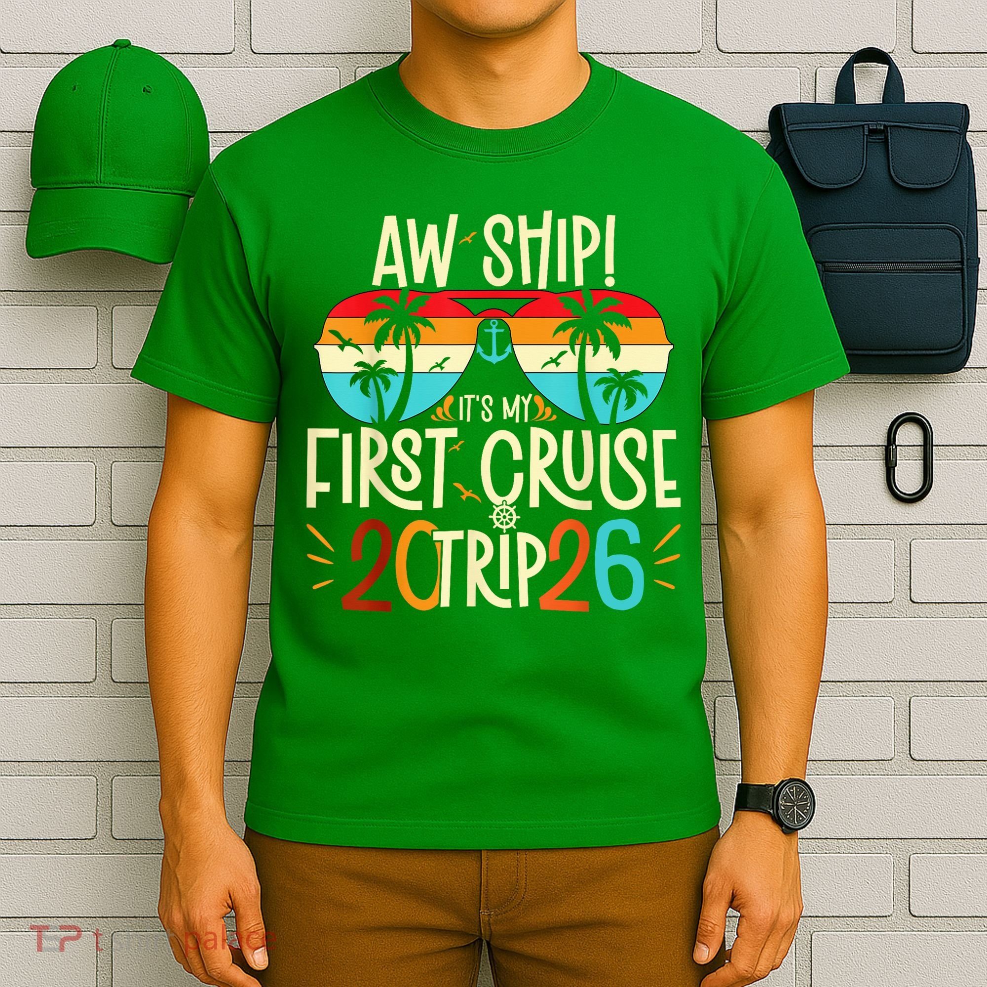 Aw Ship Its My First Cruise Trip 2026 T-Shirt