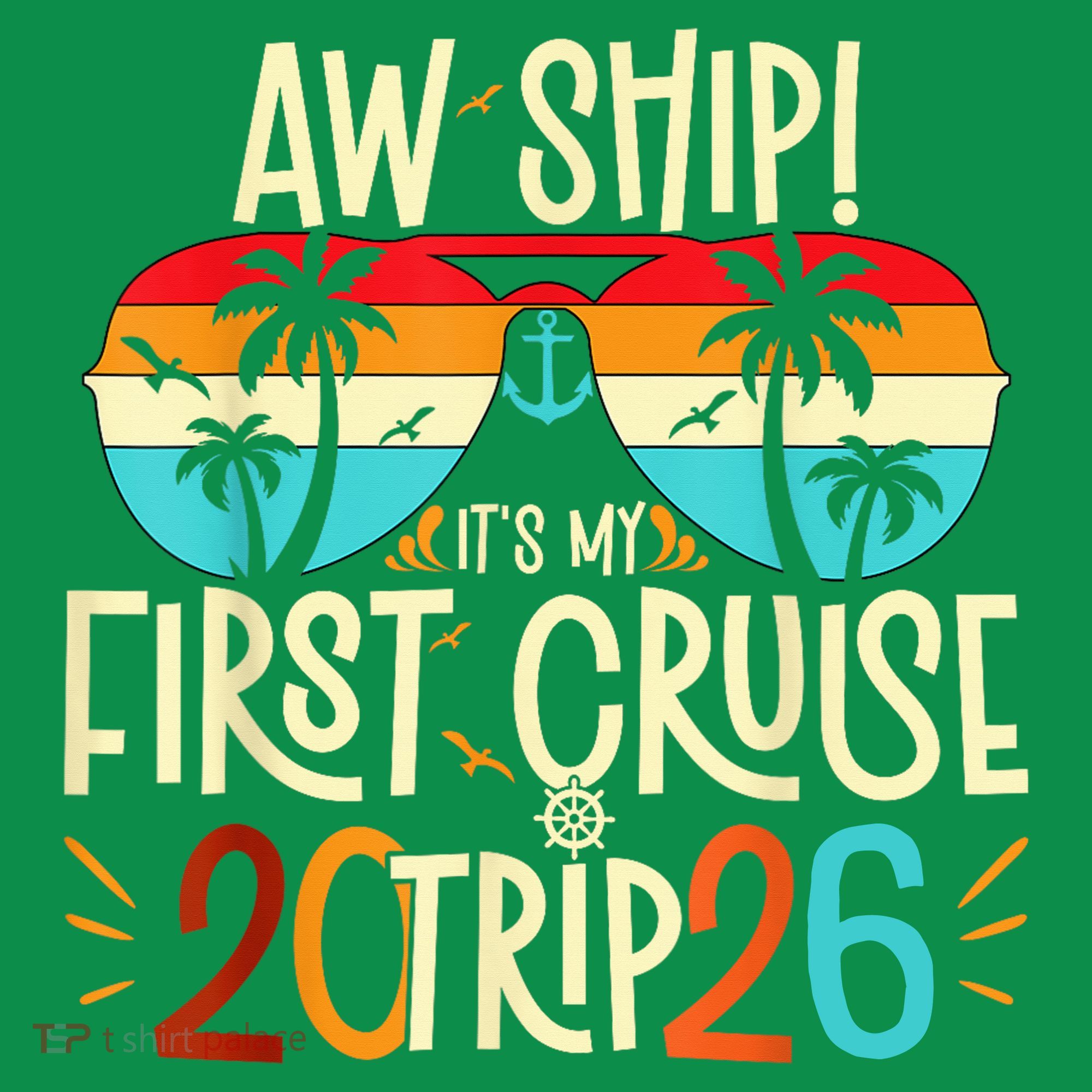 Aw Ship Its My First Cruise Trip 2026 Mousepad