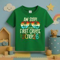 Aw Ship Its My First Cruise Trip 2026 Toddler T-Shirt thumb 3